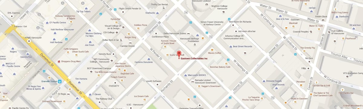 नक्शे के gastown वैंकूवर ई. पू.
