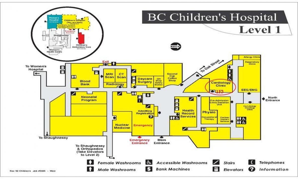 के नक्शे ईसा पूर्व बच्चों के अस्पताल