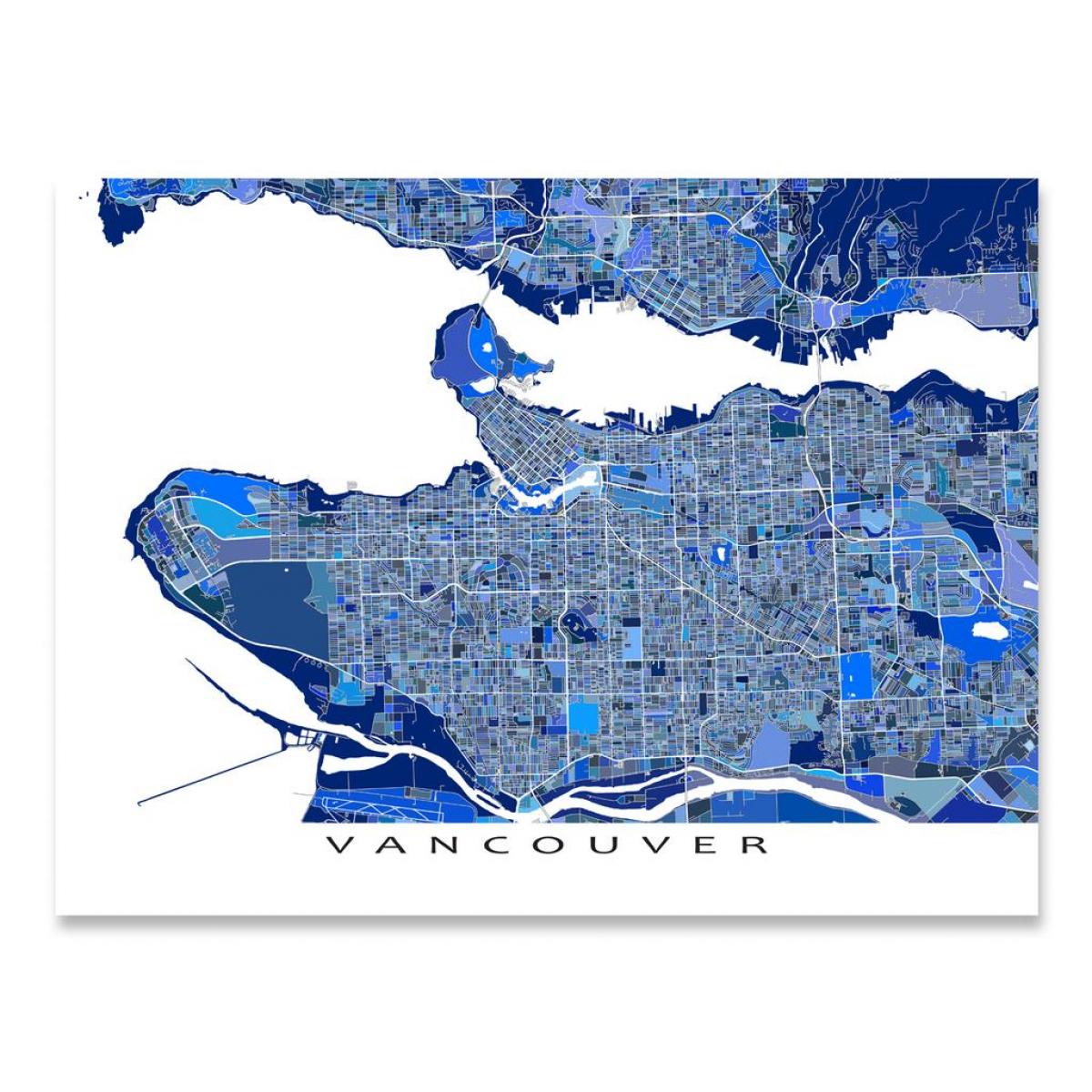 नक्शा वैंकूवर के कला