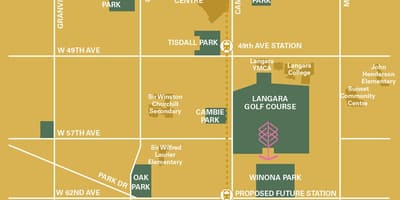 नक्शे के langara